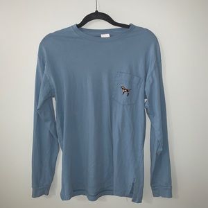 Pink Baby Blue  Long Sleeve Tee
